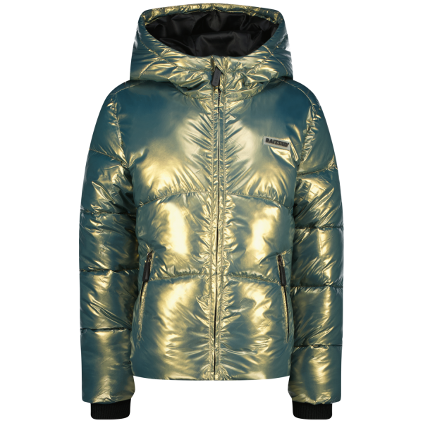 R224KGN10002_Marly_Green_Metallic_FRONT_big_image Raizzed - Winterjas Marly