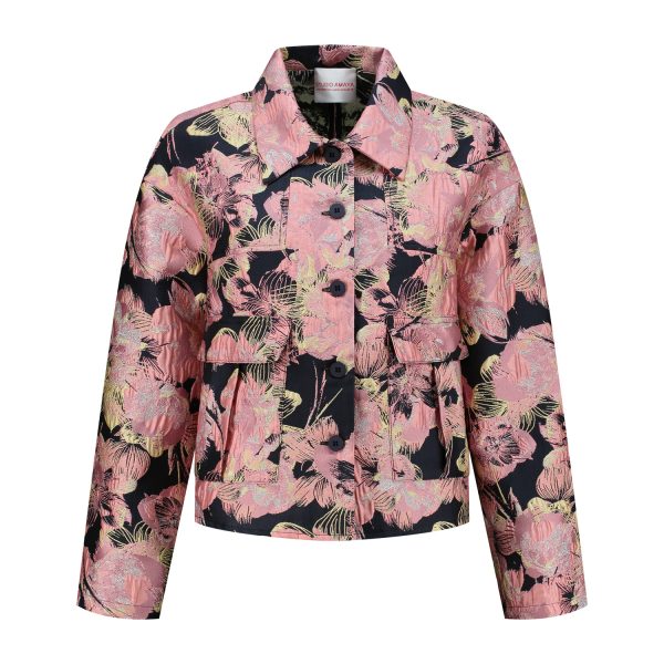 kelly_jacket_flower_lur_Front_big_image De leukste dameskleding shop je bij Nila the Store in Raalte Overijssel