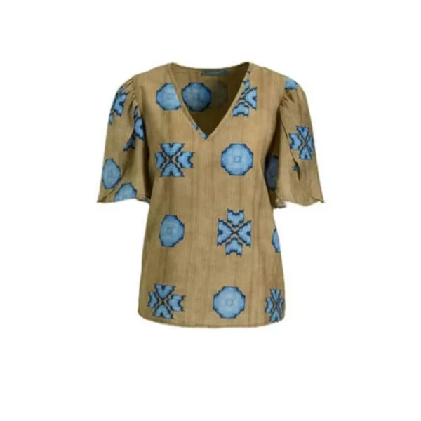 shopping_big_image Geisha - Blouse camel blue