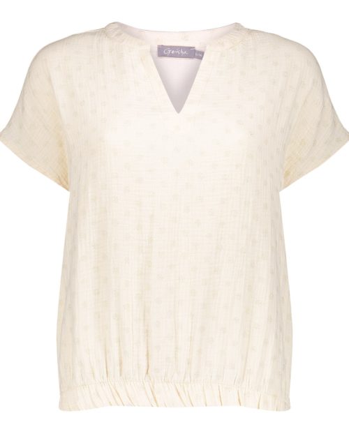 Geisha - Blouse ecru gold