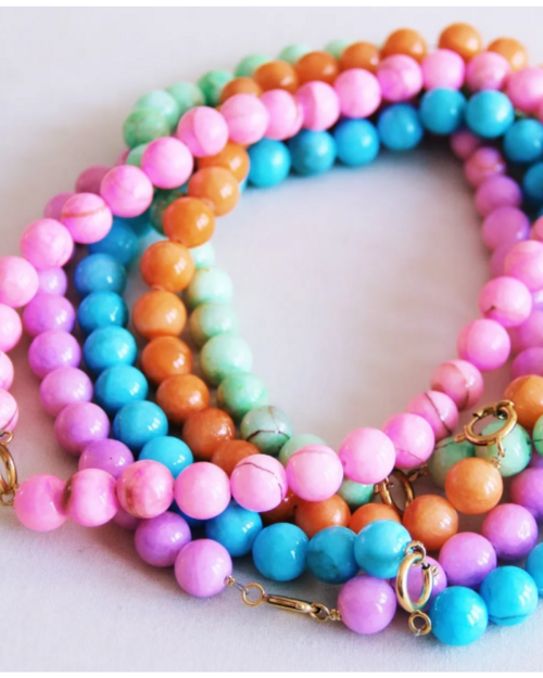 Nila the Store - Kralenketting natuursteen