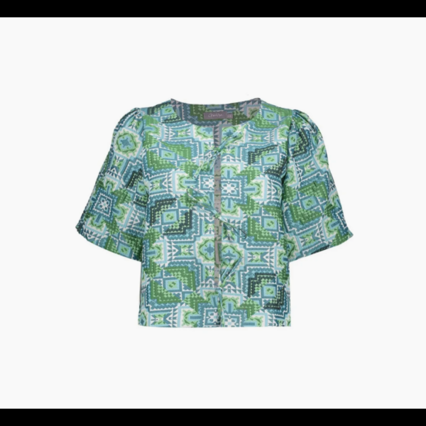 Schermopname_60__big_image-1 Geisha - Blouse blue green